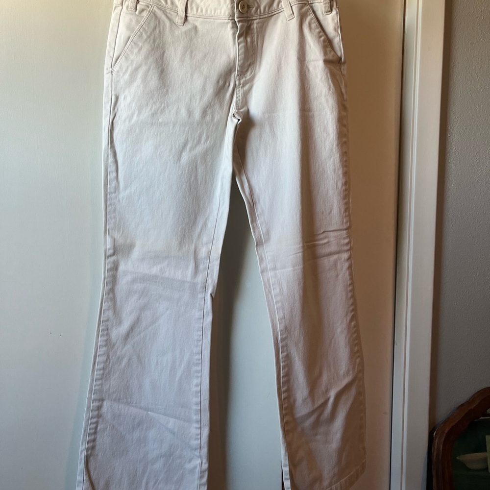 Arizona Jean Company Patterned White Jeans